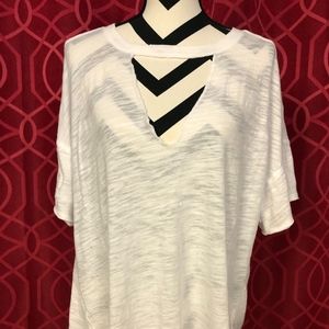 FREE PEOPLE Boxy Edgy Tee - Small